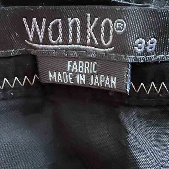 WANKO Mini Skirt Black With White Embroidery M - Picture 4 of 4
